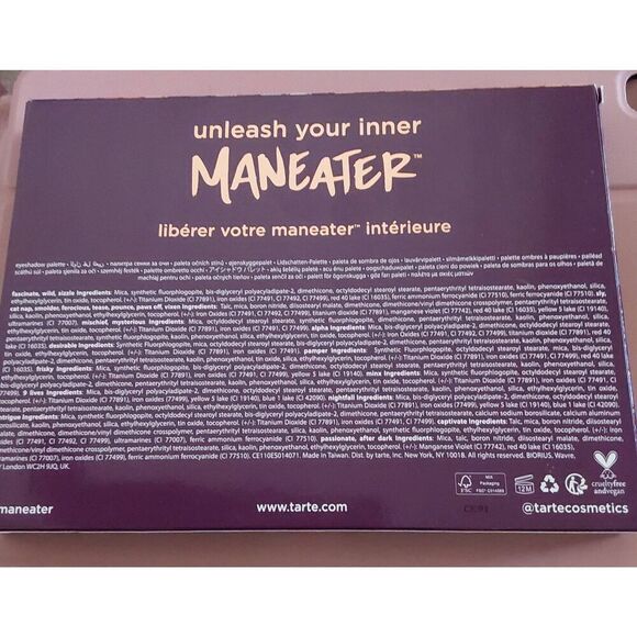 BNIB~Tarte Cosmetics Maneater Nightfall Eyeshadow Palette - Picture 6 of 8